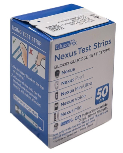 Glucorx nexus test strips - glucorx,