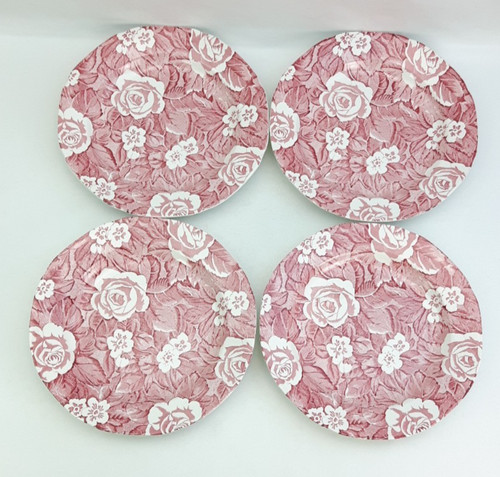 Burleigh victorian chintz pink - chintz,