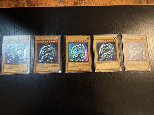 Lot 5 blue eyes - yu-gi-oh!, blue-eyes