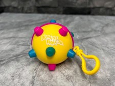 Vintage Bumble Ball Jr. Yellow Vibrating Ball Keychain Sensory Fidget Toy Works