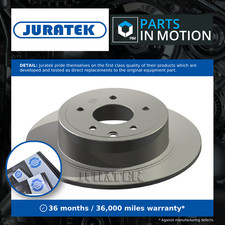 2x Brake Discs Pair Solid fits