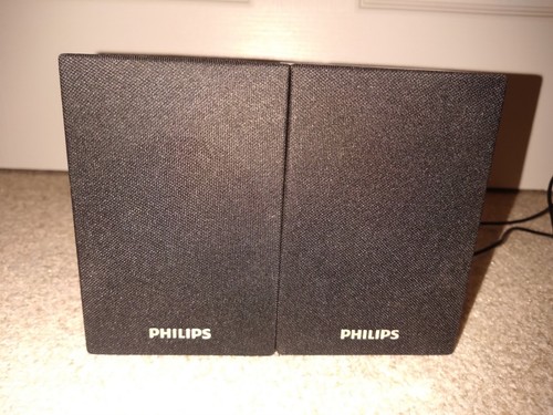 Phillips dark oak speakers - dark,