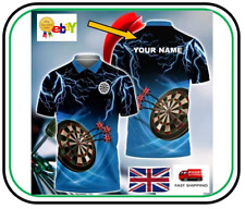 DART SHIRT PERSONALISED - WE PRINT YOUR NAME -  EXCELLENT GIFT - UK SELLER