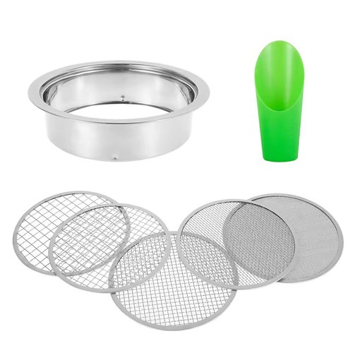 Garden soil sieve riddle - sieve,
