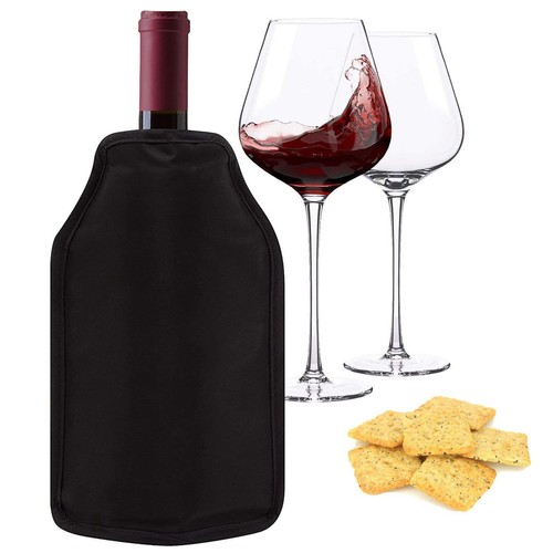 Wine bottle cooler sleeve slip - bottle,