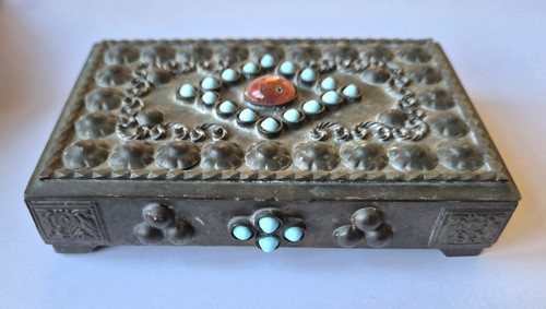 Vintage bronze cigarette - vintage,
