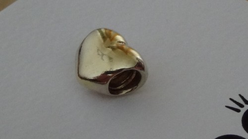 Pandora 14ct gold puffy heart - puffy,
