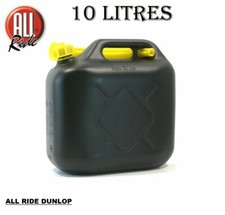 10L BLACK PLASTIC FUEL JERRY