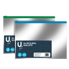 A4 Wallets Zip & Seal Bag