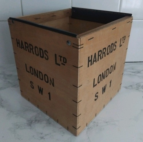 Vintage harrods tea - vintage, box