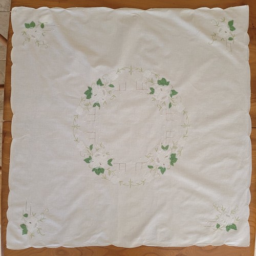 Vintage embroidered rose