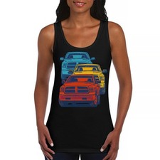 American Pickup Truck Stack Women's Tank Top 4X4 Offroad Power Heavy Duty