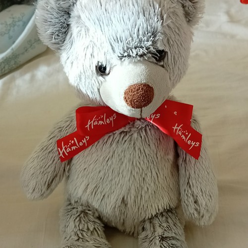 Hamleys grey teddy bear - bear, plush