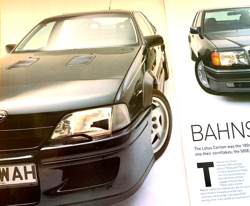 Lotus carlton mercedes 500e - lotus,