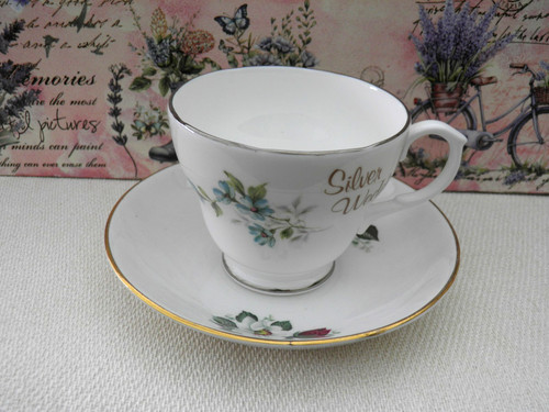 Mismatched bone china tea - mismatched,