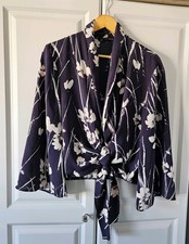 ZARA BASIC 10 12 Navy Floral