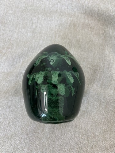 Victorian green glass dump - glass,