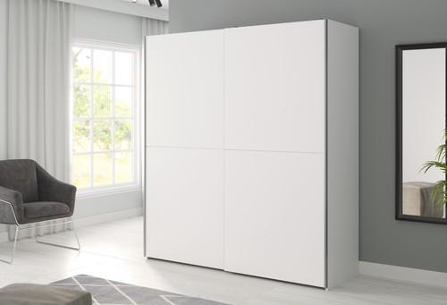 White matt sliding door - matt,