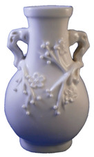 Antique 18thC St. Cloud Soft Paste Porcelain Prunus Blossom Vase Porzellan #4