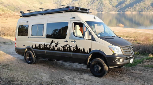 Campervan vinyl decals 3m - decals, (3m