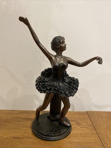 Dancing ballerina bronze style - dancing,