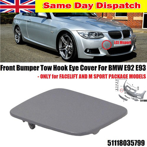 Front bumper tow hook eye - tow,
