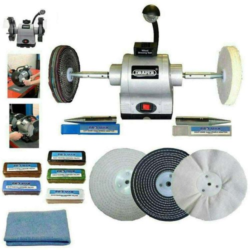 Draper 550w bench grinder - 8",