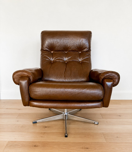 Vintage danish swivel lounge - vintage,