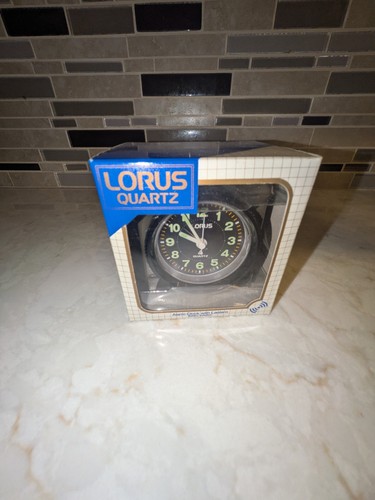 Lorus quartz alarm clock with - lorus,