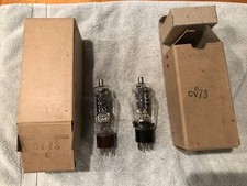 2 Mullard CV73 Valve Tube Electronic NOS NIB Power Beam V1120B 11E3 5B/103B VTG