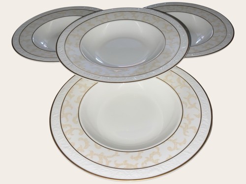 Villeroy boch ivoire rimmed - 4x,