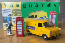 Vanguards VA06604 1967 Ford Transit Van Telecommunications Set Buzby Phone Box