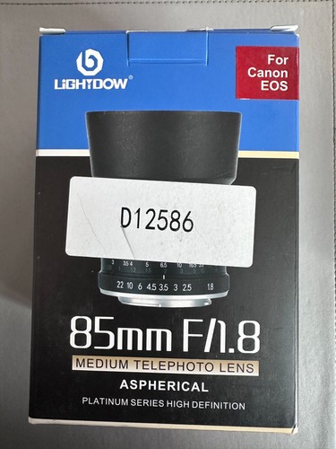 Lightdow 85mm 8 manual - lightdow, f1.8