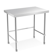Stainless Steel Commercial Catering Table Kitchen WorkTop Prep Table 36x24x35in