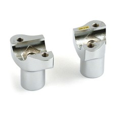 Harley Davidson OEM Type Style Risers, Threaded. 2" Rise. Chrome BC24165