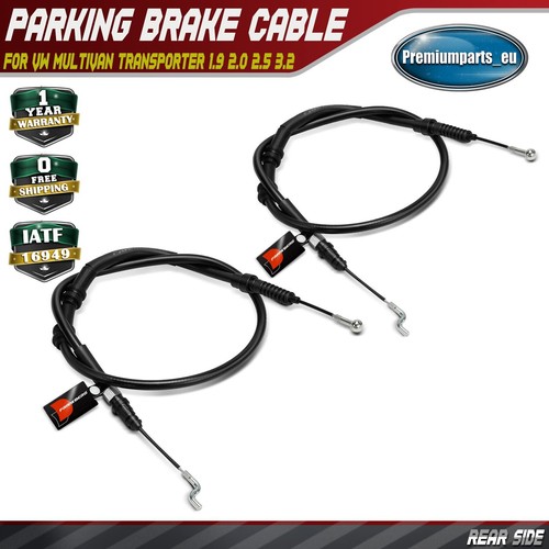 Handbrake cables rear side - 2x,