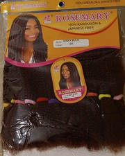 Afro Kinky Bulk Synthetic Rosemary 100% Kanekalon Fiber Hair | Colours 1 & 30