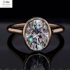 IGI 2.25Ct E VS1 OVAL CUT LAB
