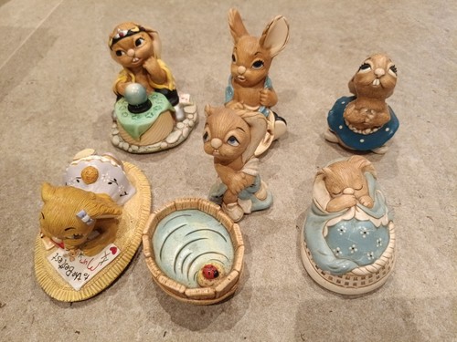 Pendelfin rabbit figurines - pendelfin,