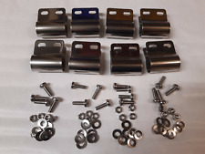 DESMO BADGE BAR MOUNTING X 8 + FITTINGS ALL STAINLESS 