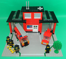 LEGO Town Fire Station 6382 Vintage instructions Retro System Present Xmas