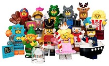 Lego Minifigures Series 23 71034 Christmas Mini Figures Festive Rare Retired