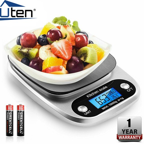 Uten 10kg silver steel - 10kg, digital