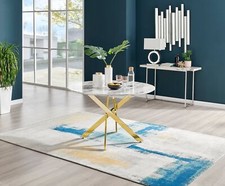 Novara 120cm White Marble