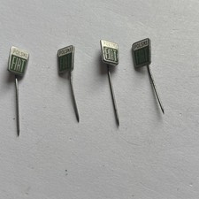 Four Polski Fiat Metal Badges. 