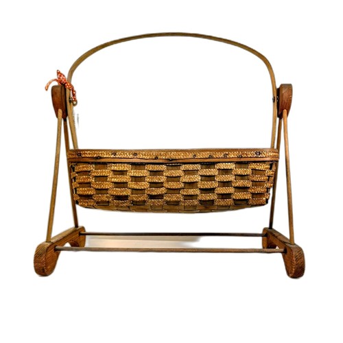 Vintage swinging woven - vintage, basket