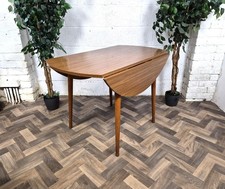 Vintage Mid-Century Round Teak