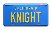 KNIGHT - Knight Rider License Plate
