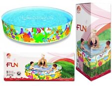 RIGID WATER SWIMMING PADDLING POOL PRINTED FOR CHILDREN KID GARDEN OUTDOOR FUN