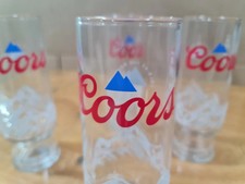 4x Coors Pint Glasses Brand